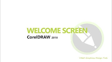 CorelDRAW Welcome Screen