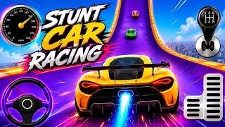 GT Car Stunt Master Gameplay | Extreme Mega Ramp Stunts Challenge | Crazy Car Racing Game screenshot 1