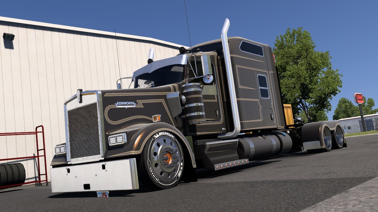 American Truck Simulator / Kenworth W900 Long and Lowered Part 65 /Let's Play