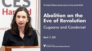 Abolition on the Eve of Revolution: Cugoano and Condorcet