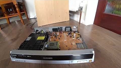 Panasonic DMR-ES10 DVD Recorder.  Blown Capacitors.  Part 1.