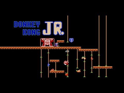 Полное прохождение денди ( Dendy, Nes ) - Donkey Kong Jr / Донки Конг младший