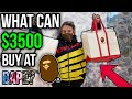 WHAT CAN $3500 BUY AT THE BAPE STORE?! (NYC Shopping Spree with my GF!) *POKEMON COLLAB*