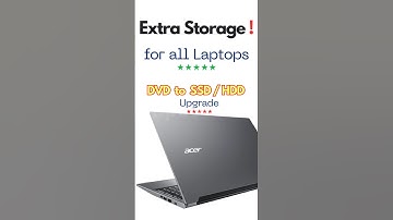 Upgrade Your Laptop: DVD Drive to SSD in 60 Seconds! 💻⚡ | Easy Storage Hack