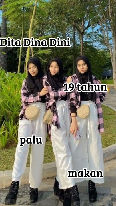 per kenakan yu sama dddkembar Dita Dina Dini D3kembar 🤗❤️