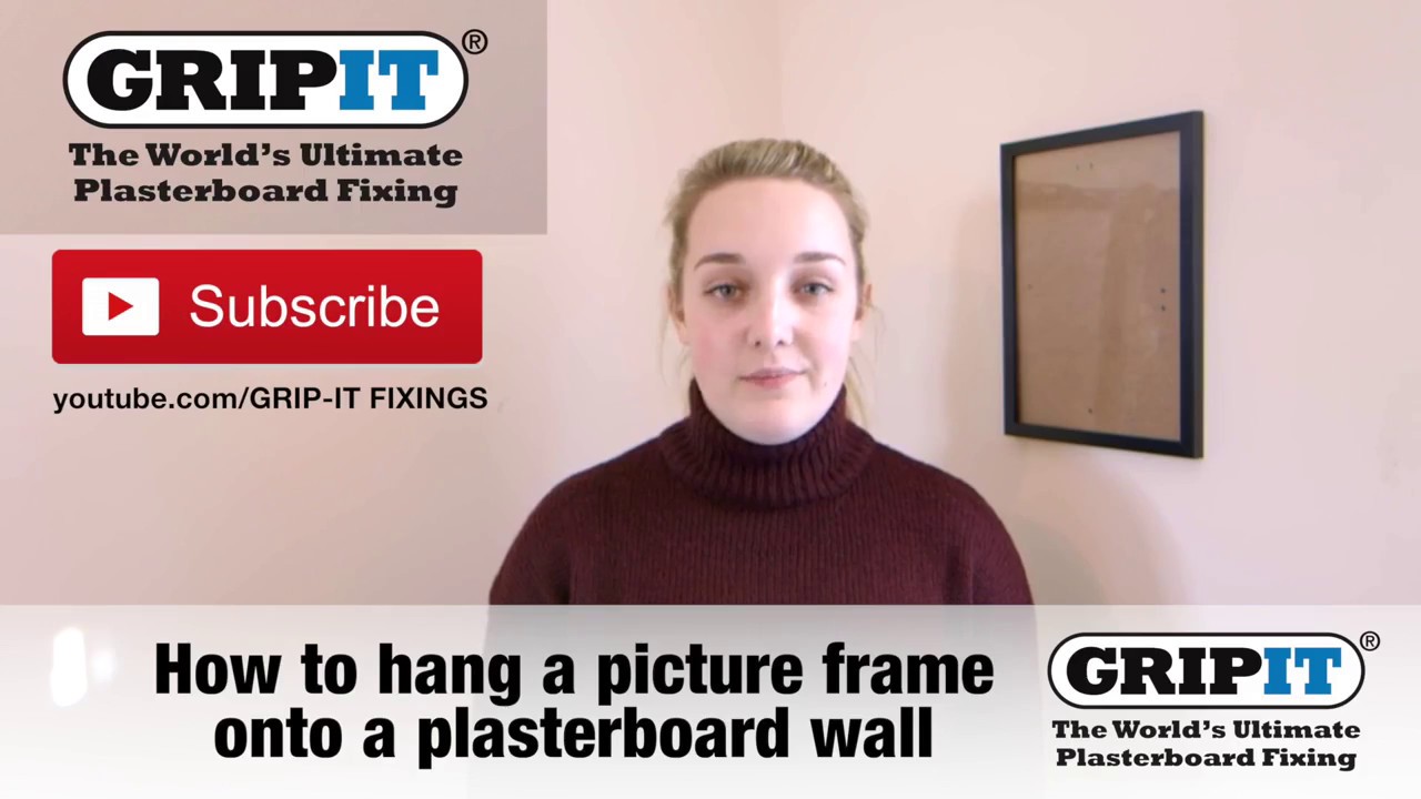 How to install a Grip It Fixing into Plasterboard 