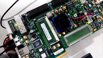 Virtex-6 ML605 Board 16*2 LCD Testing.