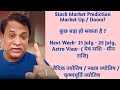Astrological Stock Market Prediction For Next Week- 21 July - 25 July for Stock Market, all राशि
