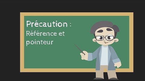 Précaution : Référence et pointeur