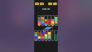 Water Sort Puzzle Level 153 Walkthrough
