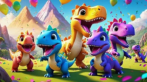 Dino Dance Party Time + More Nursery Rhymes & Kids Songs