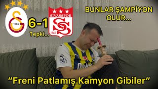 FENERBAHÇELİ GALATASARAY MAÇINI İZLERSE! Galatasaray 6-1 Sivasspor.. Gol yağmuru..