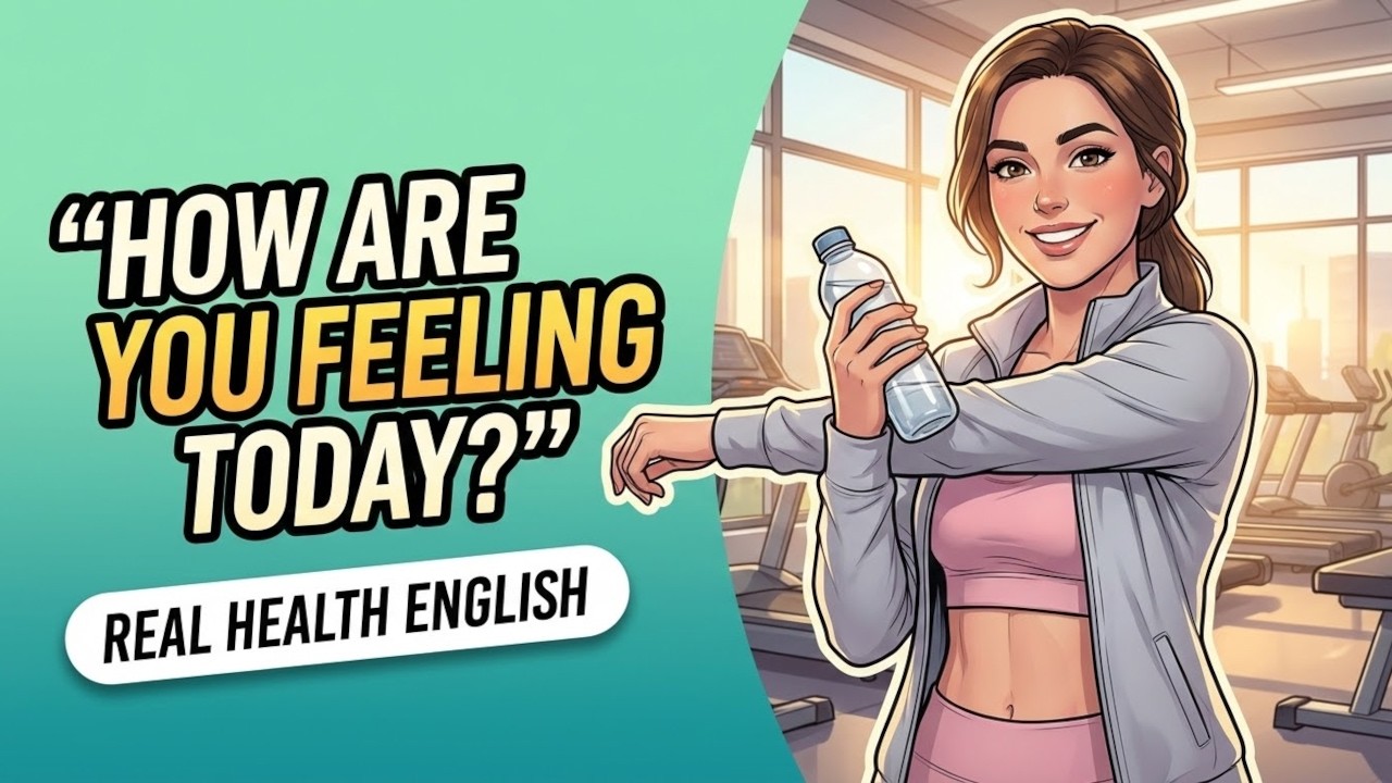 Real Health English for Daily Conversations | Improve Your Speaking Skills | A2–B1 Practice