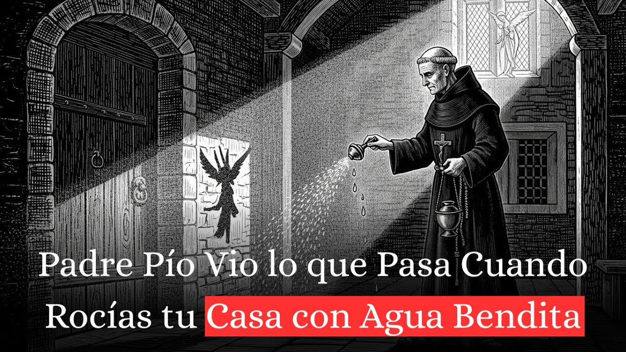 Padre Pío Vio lo que Pasa Cuando Rocías tu Casa con Agua Bendita