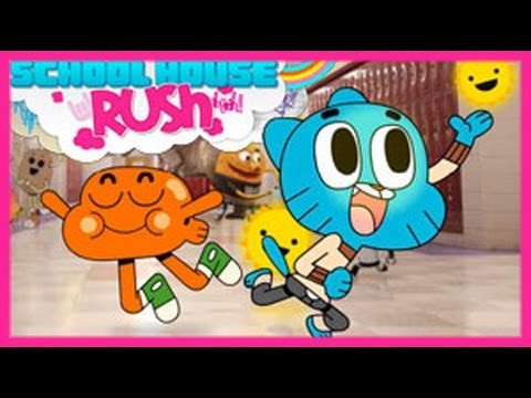 The Amazing World Of Gumball - School House Rush - Gumball Games - YouTube