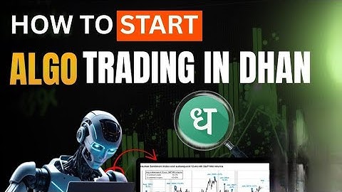 How to Do Algo Trading on Dhan Broker Platform using TradingView Indicator | Algo Trading Kaise Kare