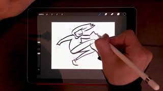 Making a simple doodle using Procreate screenshot 2