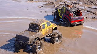 'MOE'S TRUCKiNG' & 'OVERKiLL 2020' MUDDiNG w/ WiNCH ACTiON & MUDTAG #ProudParenting | RC ADVENTURES