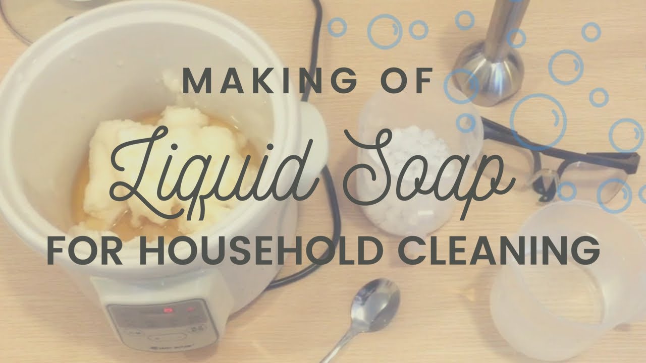 Hot Process Coconut Oil Liquid Soap (Recipe & lather test included