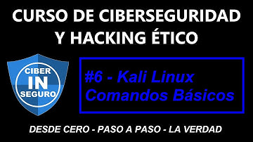KALI LINUX Comandos Básicos ☠|| Usar Kali Linux [2022] || #6 Curso de CIBERSEGURIDAD y HACKING ÉTICO