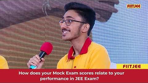 How does your Mock Exam scores relate to your performance in JEE Exam?
