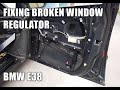 Fixing broken window regulator BMW E38
