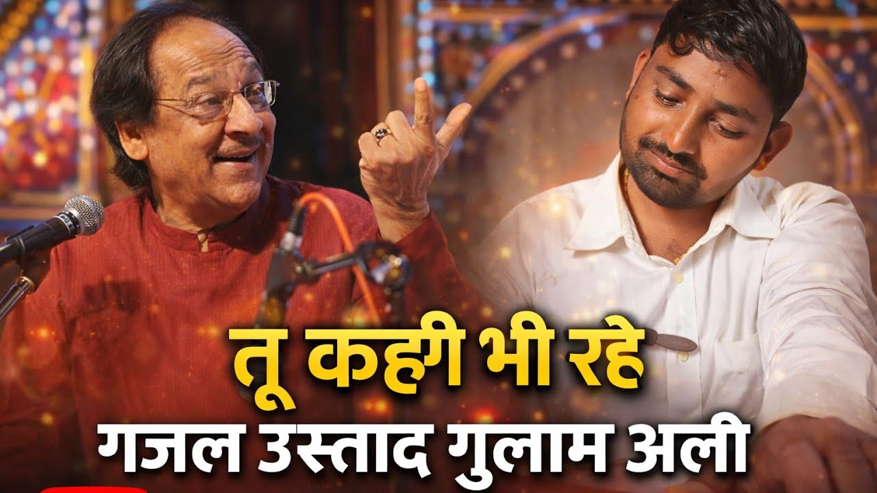 तू कहीं भी रहे… सर पर तेरे इल्ज़ाम तो है | Ustad Ghulam Ali Style Ghazal | #ustadghulamali #gazal 