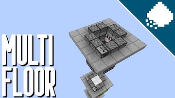 Realistic 2x2 Multifloor Elevator 1.11+ [Tutorial Simple]