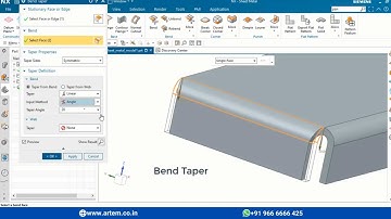 How to create taper bend of a flange? - Nx Sheetmetal #19