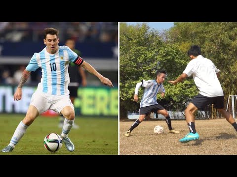3 Cara Melewati Lawan Dalam Sepak bola Seperti MESSI Barcelona Argentina • Dybala Neymar Marcelo