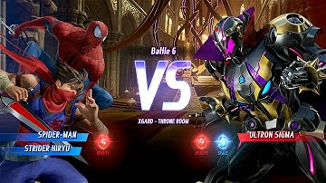 Marvel Vs Capcom Infinite: Arcade Mode (Spider Man & Strider Hiryu)