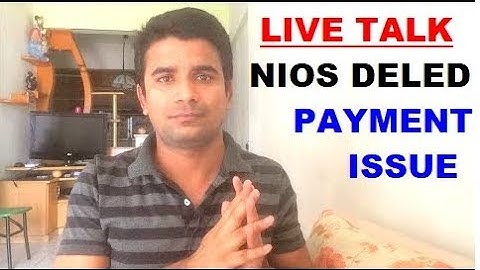 Live talk NIOS Deled payment not made, payment fail, server error, can not open l Online Partner