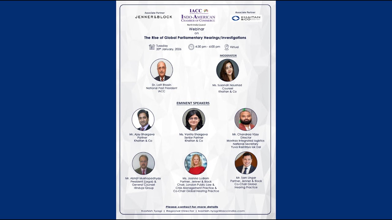 The Rise of Global Parliamentary Hearings and Investigations | IACC Expert Webinar Highlights
