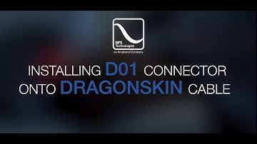 RFS Technologies using Manual Trimming Tool with D01 Connector on DragonSkin Cable