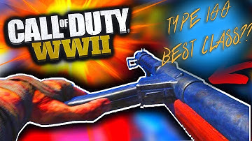 The BEST CLASS SETUP for the TYPE 100 in COD WW2!