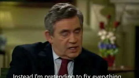 Gordon Brown Finally Speaks The Truth: Interview W...