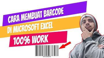 Mudah membuat barcode di microsoft excel