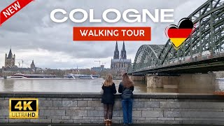 Exploring Cologne Walking Tour | 🇩🇪 Germany City View, February 2024, [4K Ultra HD/60fps]