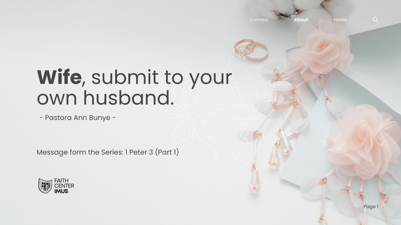 What Does The Bible Mean When It Says Wife Submit To Your Husband