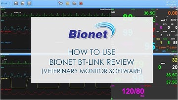 How to use BT-Link Review (Veterinary Monitor Software)