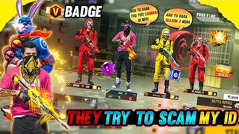 TOP 1 GLOBAL PLAYER VS 3 RED CREMINAL || GRANDMASTER PLAYER CALL ME NOOB || BADGE 99 VS HACKER