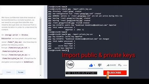 Linux GPG Encryption