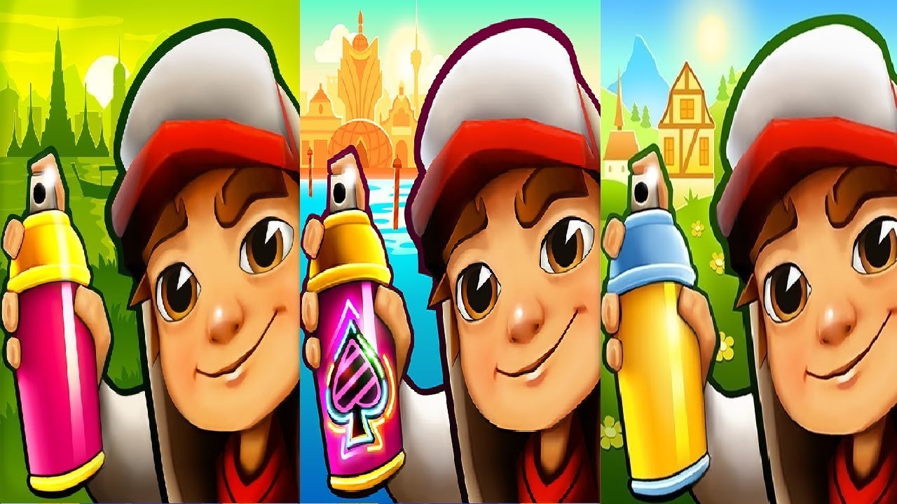 Subway Surfers Chinese versión compras gratis. link en la descripción 