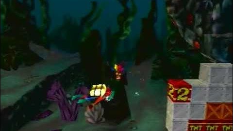 Crash Bandicoot 3: Warped - Level 12: Deep Trouble (Crystal/Gem/Red Gem Get)