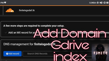 How to add custom domain to gdrive index