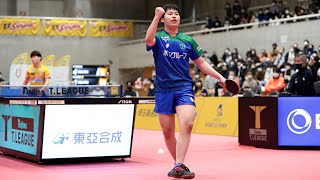 松島輝空 Sora Matsushima  Tインタビュー T.T彩たま vs 木下マイスター東京 ノジマTリーグ2022-2023 【卓球 Tリーグ公式】