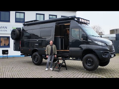 SCHWABE (46) TREATS HIMSELF TO AN UNCONSPICUOUS, DISCREET MOTORHOME Iveco Daily 4x4 NOW FOR SALE ...