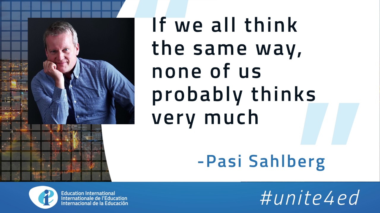 Education Quote: Pasi Sahlberg - YouTube