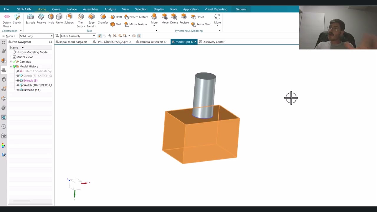 Siemens NX Extrude FULL Anlatım (Tüm Mantığıyla!) - YouTube
