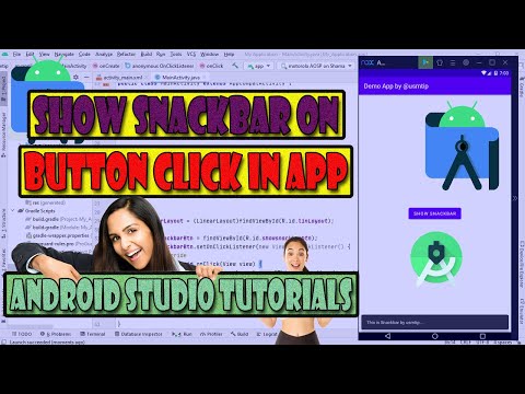 How to #Show #SnackBar on #Button #Click in #App| #Android #Studio #Tutorials for #Beginner #2022